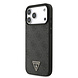 Guess Guess iPhone 17 Pro Max Back cover case - MagSafe - 4G Triangle Logo - Pearl Strap - Black