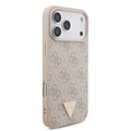 Guess Guess iPhone 17 Pro Max/iPhone 18 Pro Max Handyhülle MagSafe 4G dreieckiges Logo Perlenband - Rosa