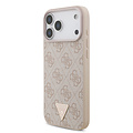 Guess Guess iPhone 17 Pro Max/iPhone 18 Pro Max Handyhülle MagSafe 4G dreieckiges Logo Perlenband - Rosa