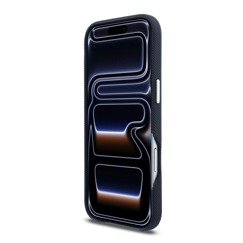 Lacoste Lacoste iPhone 17 Air Back-Cover hul - MagSafe - Metal Edges - Iconic Petit Pique Logo - Navy