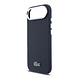 Lacoste Lacoste iPhone 17 Air Back cover coque - Navy - MagSafe - Metal Edges - Iconic Petit Pique Logo Lacoste Lacoste iPhone 17 Air Back cover coque - Navy - MagSafe - Metal Edges - Iconic Petit Pique Logo