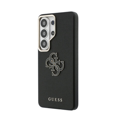 Guess Guess Galaxy S26 Ultra Back cover case - Grained - Big 4G Logo - Black
