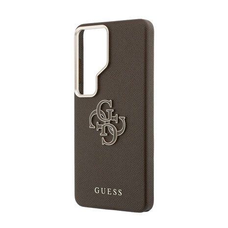Guess Guess Galaxy S26 Ultra Backcover hoesje - Grained - Big 4G Logo - Bruin Guess Guess Galaxy S26 Ultra Backcover hoesje - Grained - Big 4G Logo - Bruin