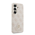 Guess Guess Galaxy S26 Back-Cover hul - Magsafe PU Leather - 4G Strass Logo - Gold Edge - Rosa
