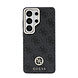 Guess Guess Galaxy S26 Ultra Back-Cover hul - Magsafe PU Leather - 4G Strass Logo - Gold Edge - Schwarz