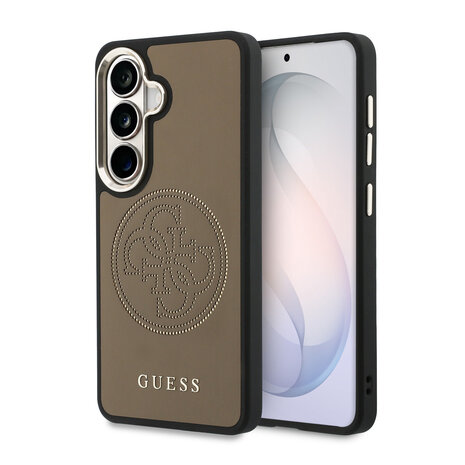 Guess Guess Galaxy S26 Backcover hoesje - MagSafe - 4G Perforated Logo - Bruin