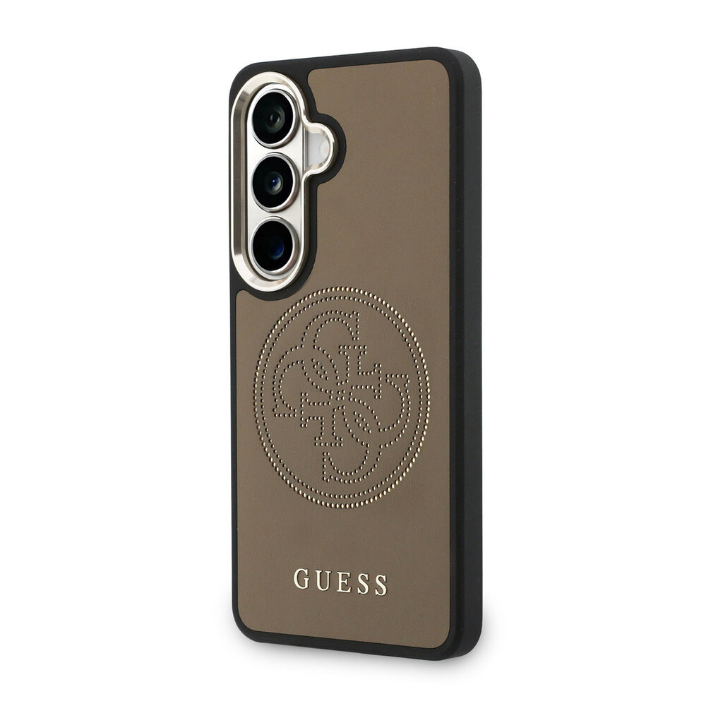 Guess Guess Galaxy S26 Backcover hoesje - MagSafe - 4G Perforated Logo - Bruin