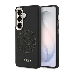 Guess Galaxy S26 Backcover hoesje - MagSafe - 4G Perforated Logo - Zwart