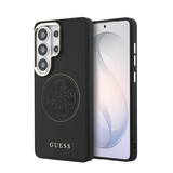 Guess Guess Galaxy S26 Ultra Backcover hoesje - MagSafe - 4G Perforated Logo - Zwart