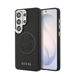 Guess Galaxy S26 Ultra Backcover hoesje - MagSafe - 4G Perforated Logo - Zwart