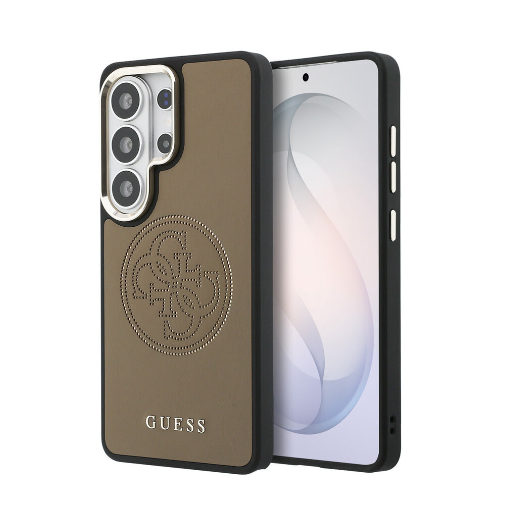 Guess Guess Galaxy S26 Ultra Back cover coque - MagSafe - 4G Perforated Logo - Marron Guess Guess Galaxy S26 Ultra Back cover coque - MagSafe - 4G Perforated Logo - Marron