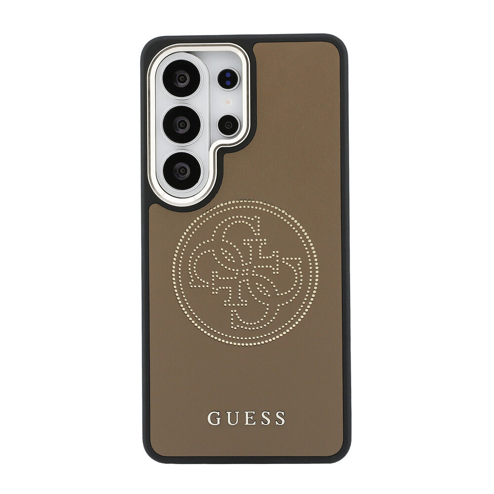 Guess Guess Galaxy S26 Ultra Backcover hoesje - MagSafe - 4G Perforated Logo - Bruin Guess Guess Galaxy S26 Ultra Backcover hoesje - MagSafe - 4G Perforated Logo - Bruin