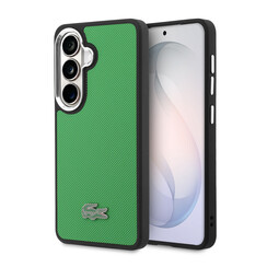 Lacoste Galaxy S26 Back-Cover hul - MagSafe - Iconic Petit Pique Logo - Estragon Green