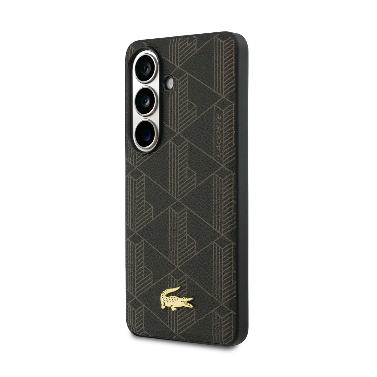 Lacoste Lacoste Galaxy S26 Backcover hoesje - MagSafe - The Blend Monogram - Bruin, foto 2 van 6