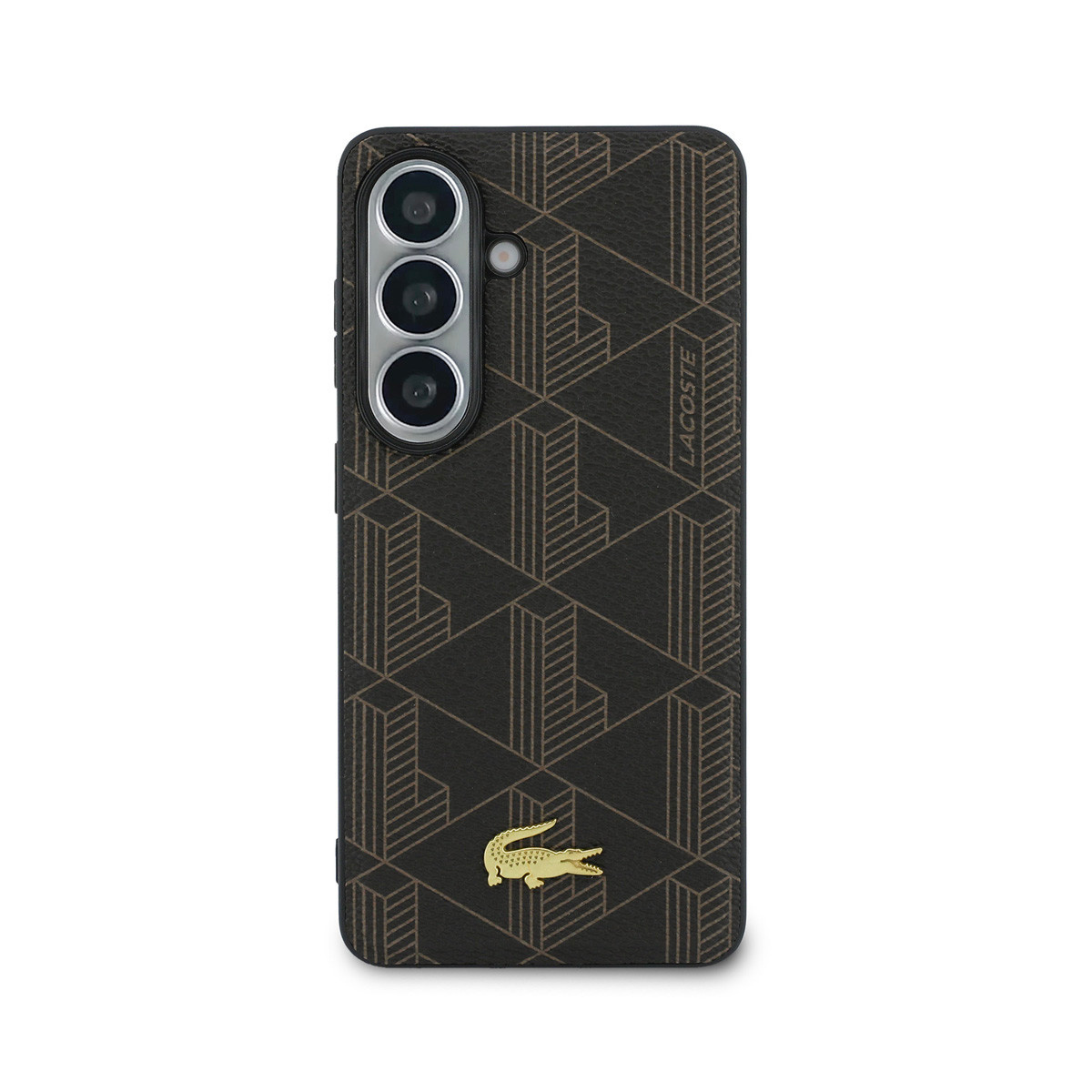 Lacoste Lacoste Galaxy S26 Plus Backcover hoesje - MagSafe - The Blend Monogram - Bruin, foto 3 van 6