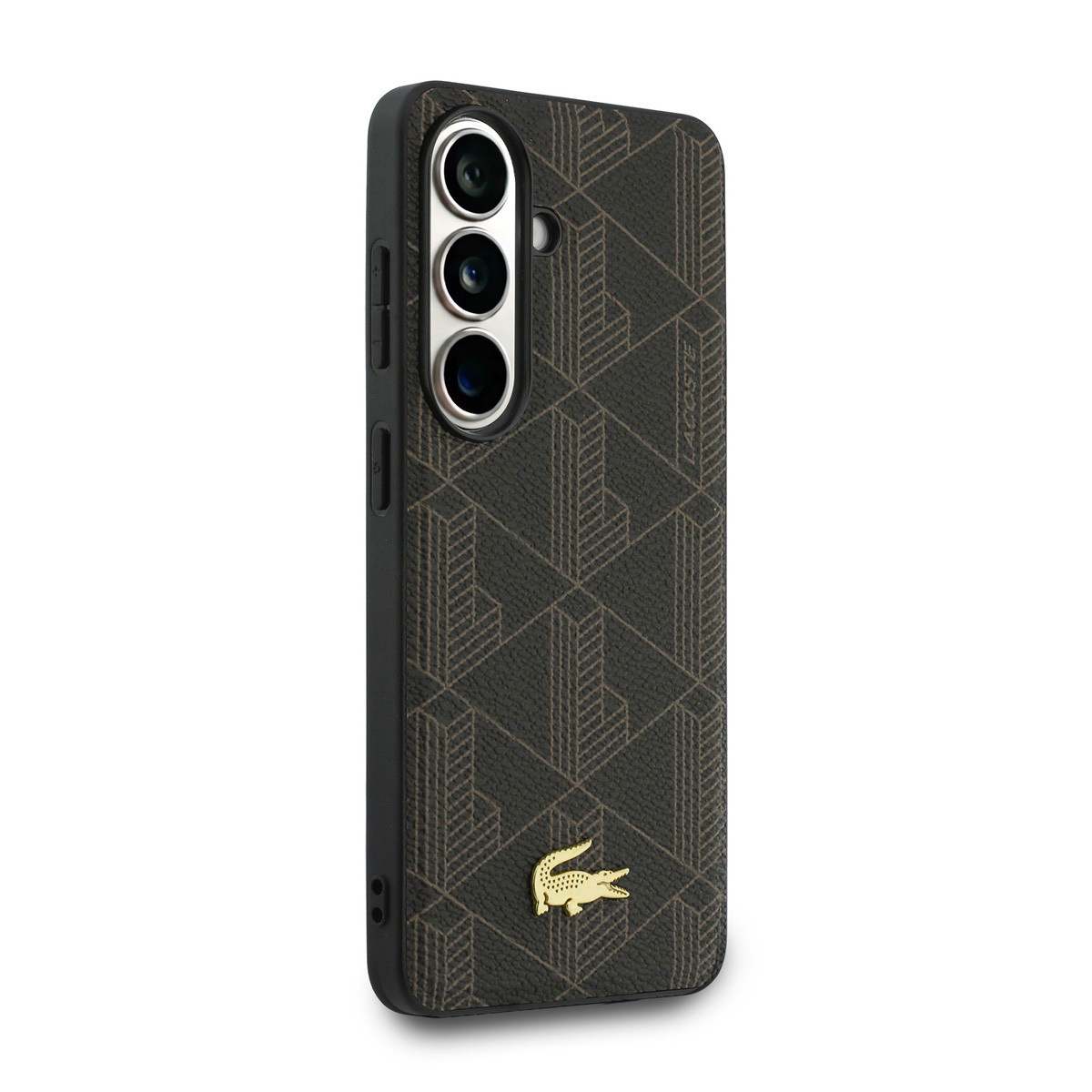 Lacoste Lacoste Galaxy S26 Plus Backcover hoesje - MagSafe - The Blend Monogram - Bruin, foto 4 van 6