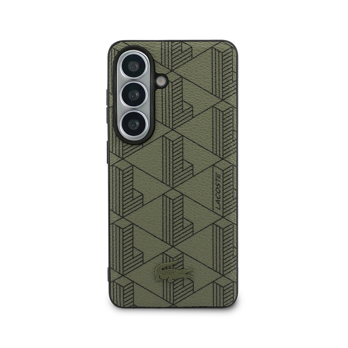 Lacoste Lacoste Galaxy S26 Backcover hoesje - MagSafe - The Blend Monogram - Khaki, foto 3 van 6