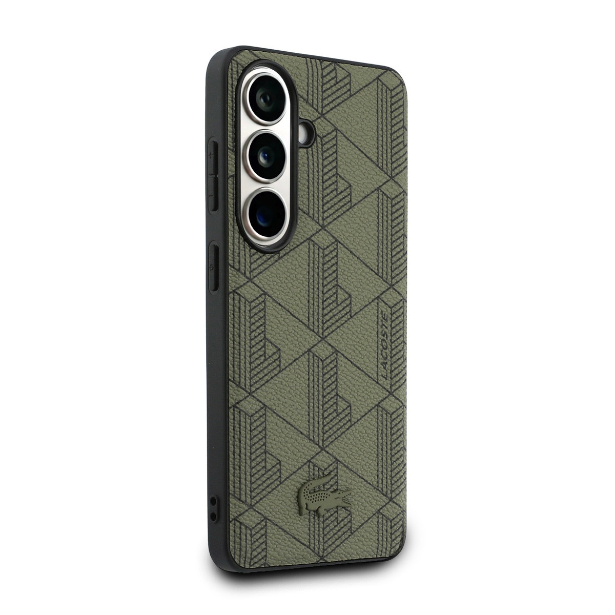 Lacoste Lacoste Galaxy S26 Backcover hoesje - MagSafe - The Blend Monogram - Khaki, foto 4 van 6