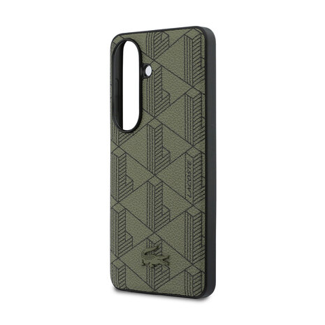 Lacoste Lacoste Galaxy S26 Back cover case - MagSafe - The Blend Monogram - Khaki Lacoste Lacoste Galaxy S26 Back cover case - MagSafe - The Blend Monogram - Khaki