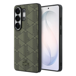 Lacoste Galaxy S26 Ultra Back cover coque - MagSafe - The Blend Monogram - Khaki