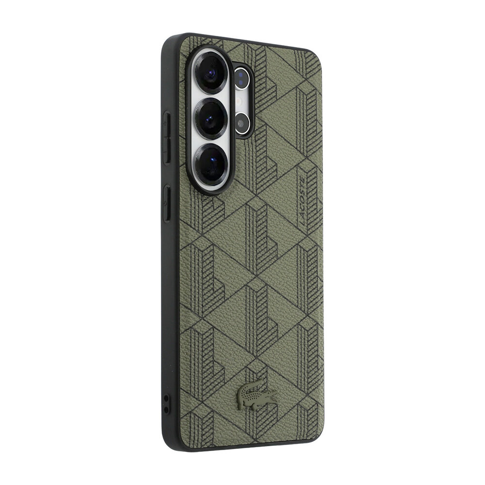 Lacoste Lacoste Galaxy S26 Ultra Backcover hoesje - MagSafe - The Blend Monogram - Khaki Lacoste Lacoste Galaxy S26 Ultra Backcover hoesje - MagSafe - The Blend Monogram - Khaki