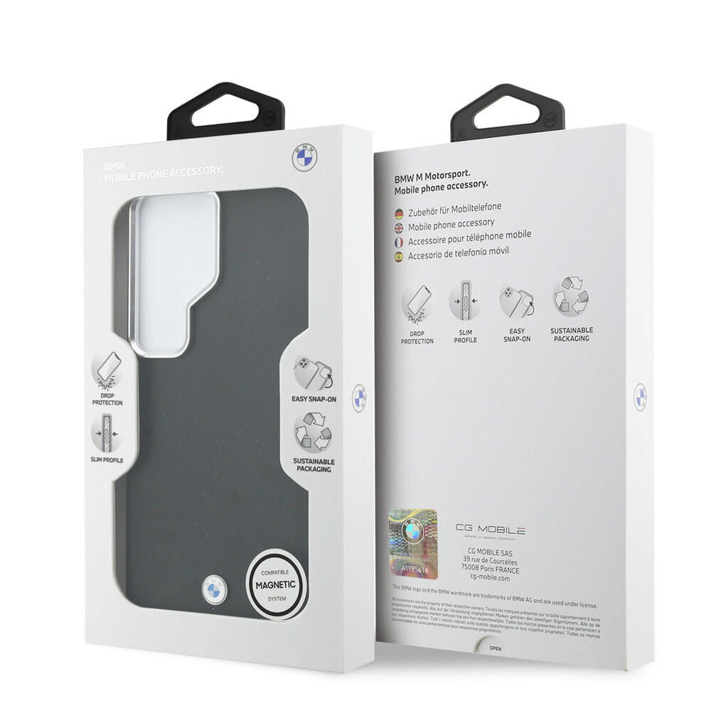 BMW BMW Galaxy S26 Ultra Backcover hoesje - MagSafe - Metal Logo - Zwart BMW BMW Galaxy S26 Ultra Backcover hoesje - MagSafe - Metal Logo - Zwart