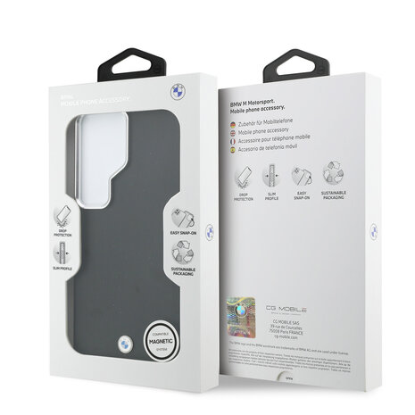 BMW BMW Galaxy S26 Ultra Back cover case - MagSafe - Metal Logo - Black