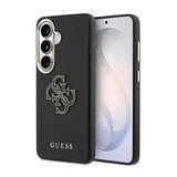 Guess Guess Galaxy S26 Back-Cover hul - Grained - Big 4G Logo - Schwarz