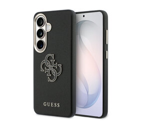 Guess Guess Galaxy S26 Backcover hoesje - Grained - Big 4G Logo - Zwart