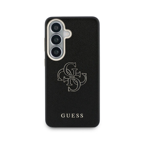 Guess Guess Galaxy S26 Back-Cover hul - Grained - Big 4G Logo - Schwarz
