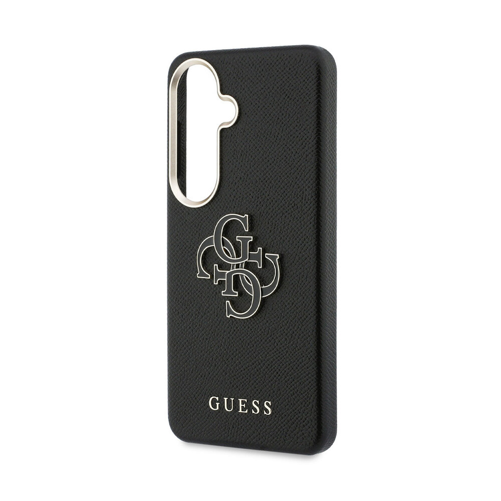 Guess Guess Galaxy S26 Backcover hoesje - Grained - Big 4G Logo - Zwart