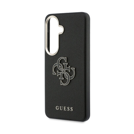 Guess Guess Galaxy S26 Back-Cover hul - Grained - Big 4G Logo - Schwarz