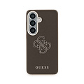 Guess Guess Galaxy S26 Back-Cover hul - Grained - Big 4G Logo - Braun