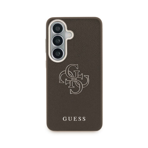 Guess Guess Galaxy S26 Back-Cover hul - Grained - Big 4G Logo - Braun