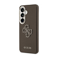 Guess Guess Galaxy S26 Back-Cover hul - Grained - Big 4G Logo - Braun