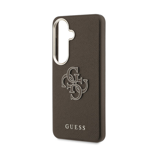 Guess Guess Galaxy S26 Back-Cover hul - Grained - Big 4G Logo - Braun