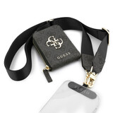 Guess Guess Crossbody Strap With Purse - 4G Big Metal Logo - Schwarz