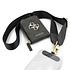 Guess Crossbody Strap With Purse - 4G Big Metal Logo - Black Guess Crossbody Strap With Purse - 4G Big Metal Logo - Black