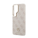 Guess Guess Galaxy S26 Ultra Back cover coque - Magsafe PU Leather - 4G Strass Logo - Gold Edge - Rose