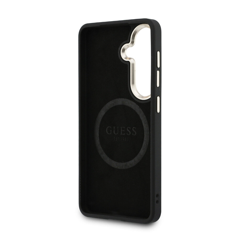 Guess Guess Galaxy S26 Back cover coque - MagSafe - 4G Perforated Logo - Noir