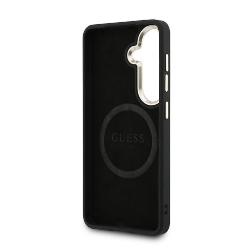 Guess Guess Galaxy S26 Back-Cover hul - MagSafe - 4G Perforated Logo - Schwarz