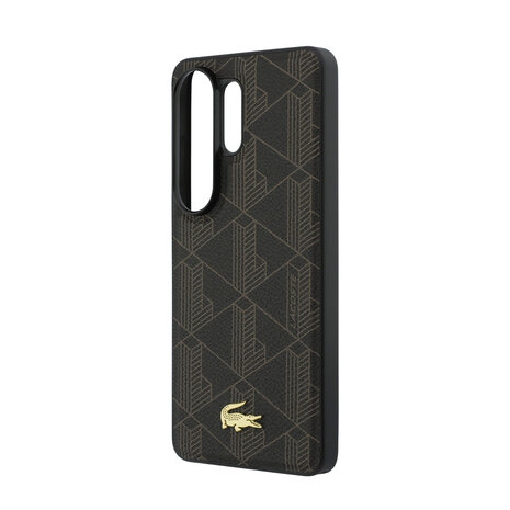 Lacoste Lacoste Galaxy S26 Ultra Backcover hoesje - MagSafe - The Blend Monogram - Bruin
