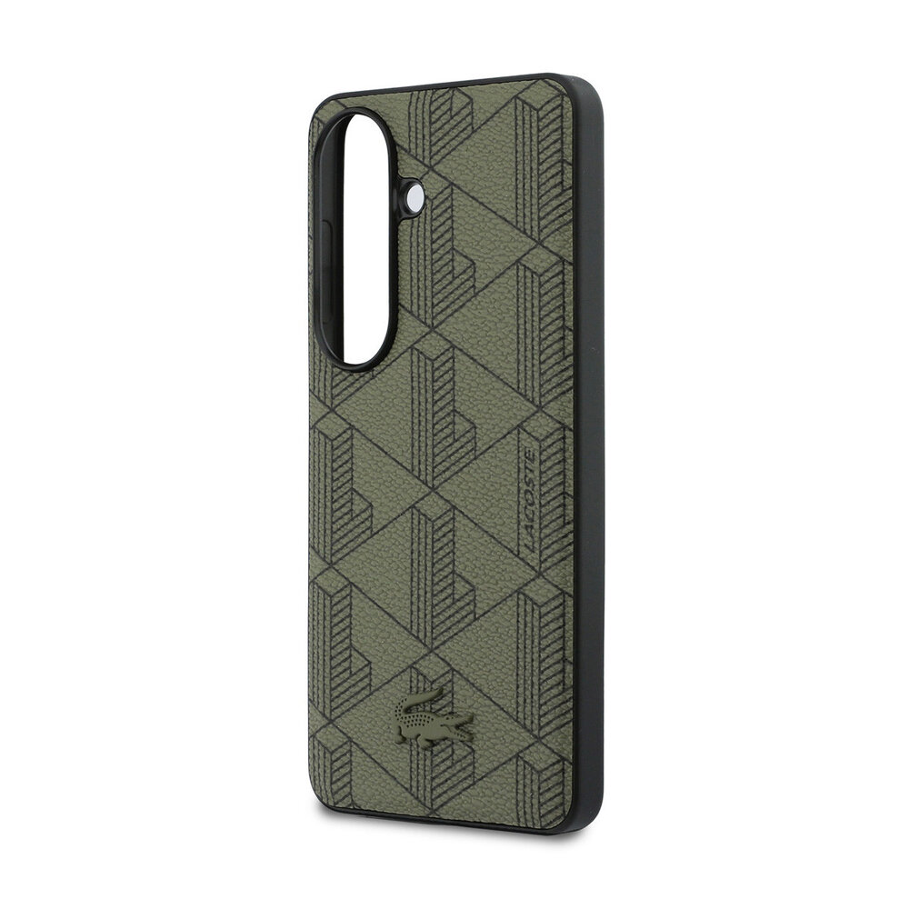Lacoste Lacoste Galaxy S26 Back cover case - MagSafe - The Blend Monogram - Khaki Lacoste Lacoste Galaxy S26 Back cover case - MagSafe - The Blend Monogram - Khaki