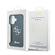 Guess Guess iPhone 17 Back-Cover hul - 4G Script Metal Logo - Silver Edge - Blau