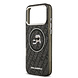 Karl Lagerfeld Karl Lagerfeld iPhone 17 Pro Max Back cover case - MagSafe - IML Glitter K&C Heads Logo - Black