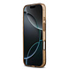 Guess Guess iPhone 17 Back-Cover hul - MagSafe - Peony on 4G Background - Braun