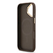 Guess Guess iPhone 17 Back-Cover hul - Magsafe - PU Leather Peony Hot Stamp Design - Braun