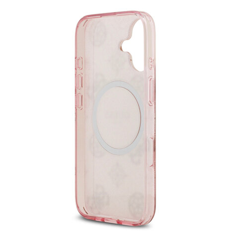 Guess Guess iPhone 17 Back-Cover hul - MagSafe - Peony on 4G Background - Rosa