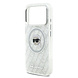 Karl Lagerfeld Karl Lagerfeld iPhone 17 Pro Backcover hoesje - MagSafe - IML Karl Head Logo - Grijs