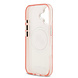 Karl Lagerfeld Karl Lagerfeld iPhone 17 Back cover case - MagSafe - IML Glitter K&C Heads Logo - Pink